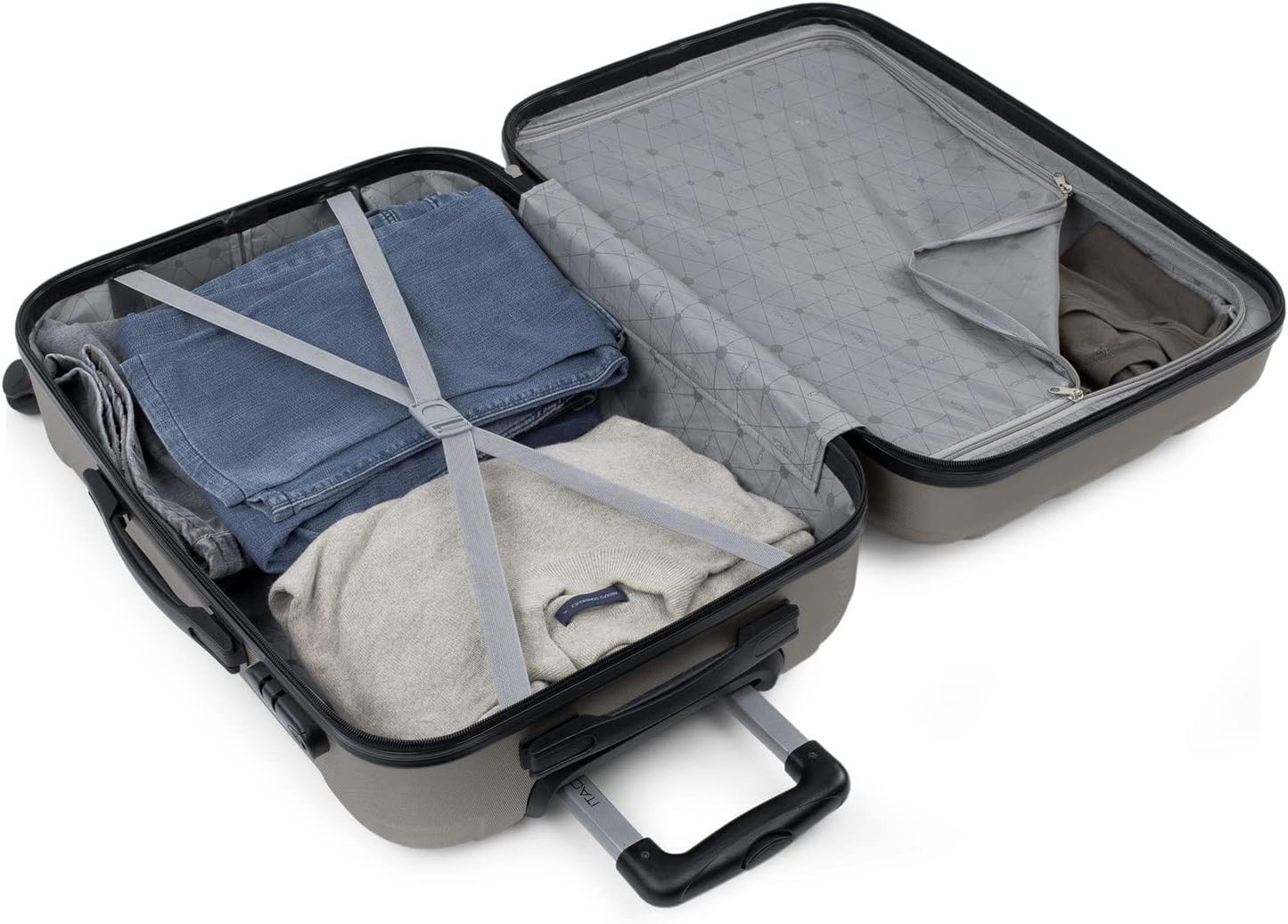 Reisekoffer Set 771100B, Champagner, XS + L