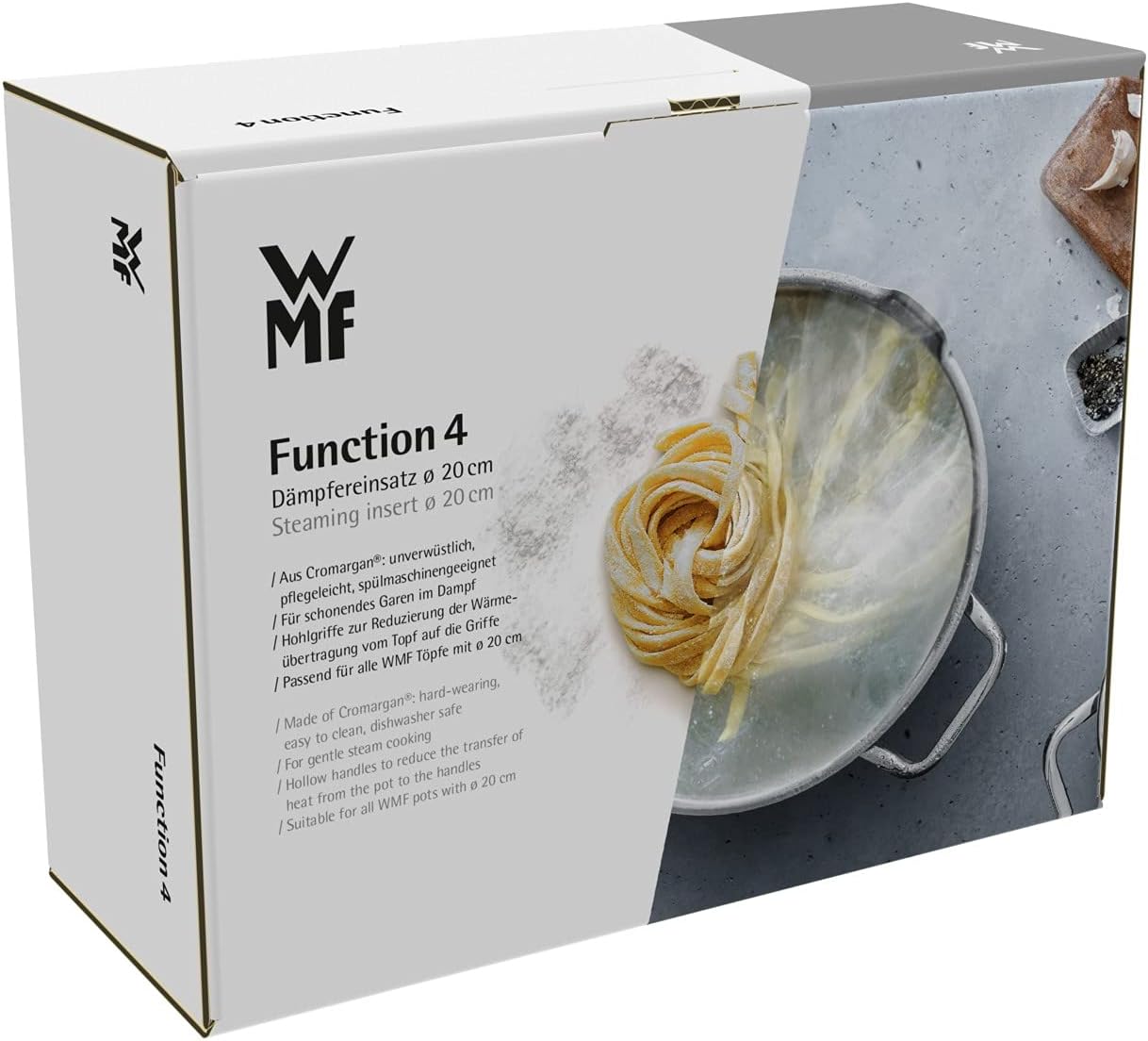 Function 4 Gemüse-/ Kartoffeldämpfer Dämpfeinsatz, 20 cm, Function – Dämpfer – Zubehör Single