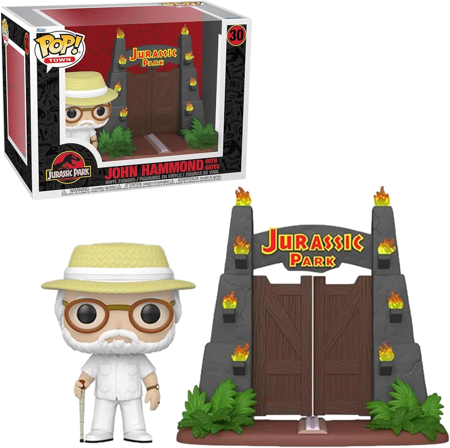 Pop ! Town : Jurassic Park John w/Gates (30) EXM