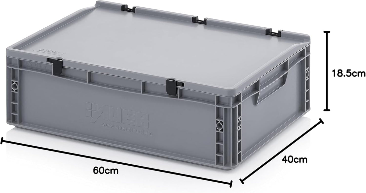 Eurobox mit Scharnierdeckel