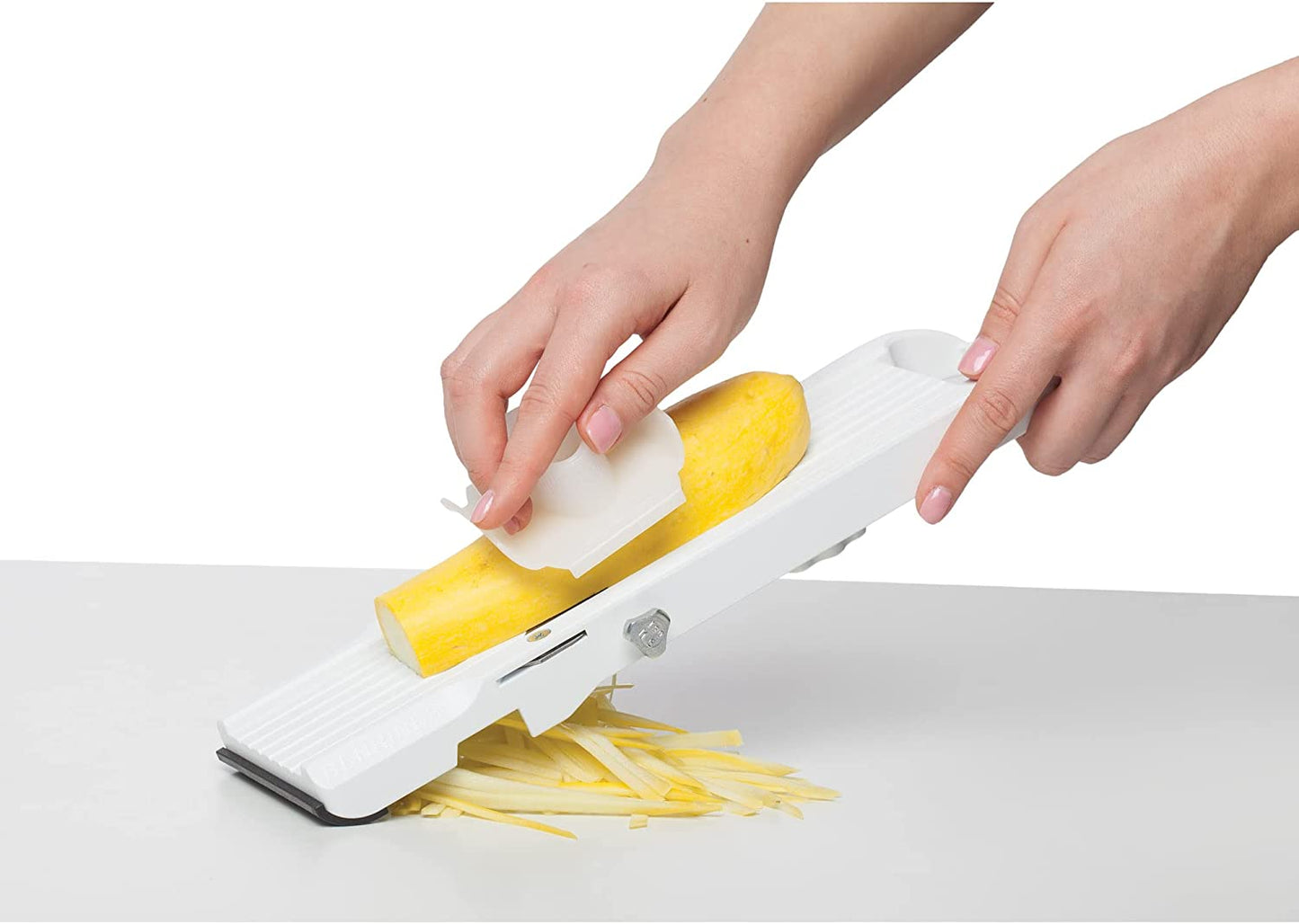 Mandoline mit Edelstahlklingen, weiss, New ASIN