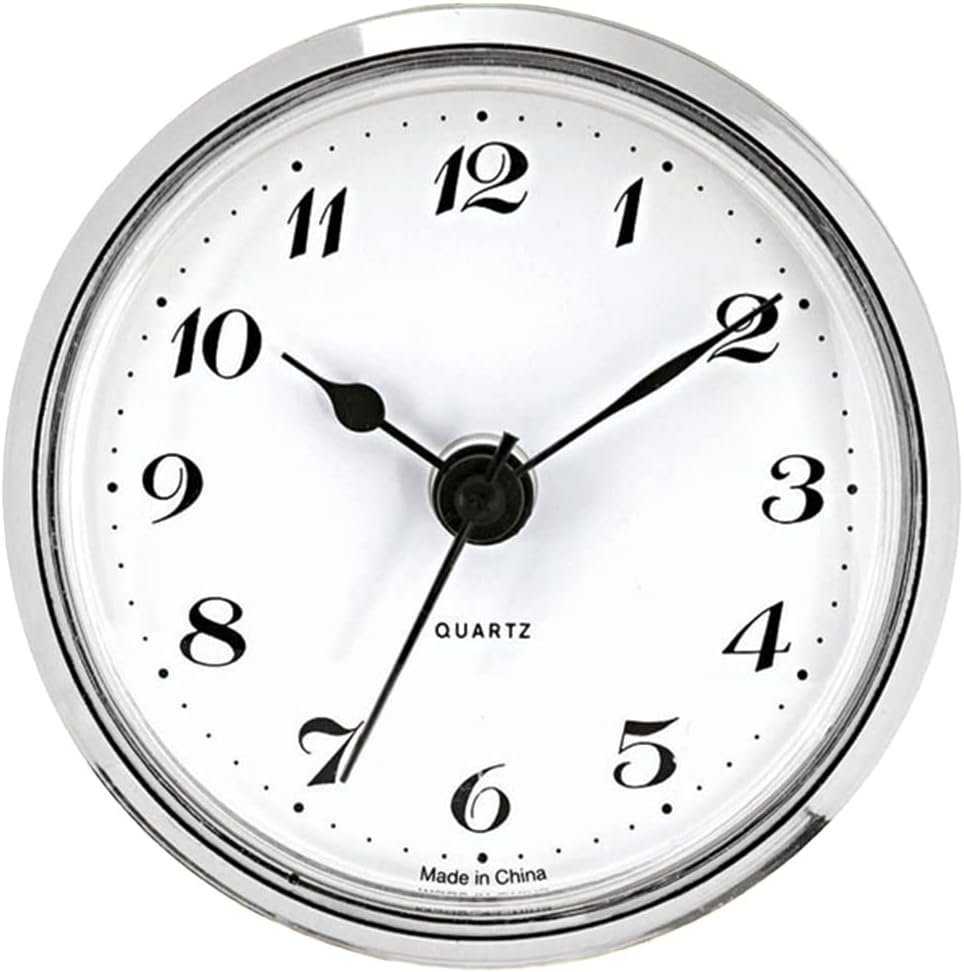 Uhrwerk, Lünette: 72 mm, Arabisch / Silber