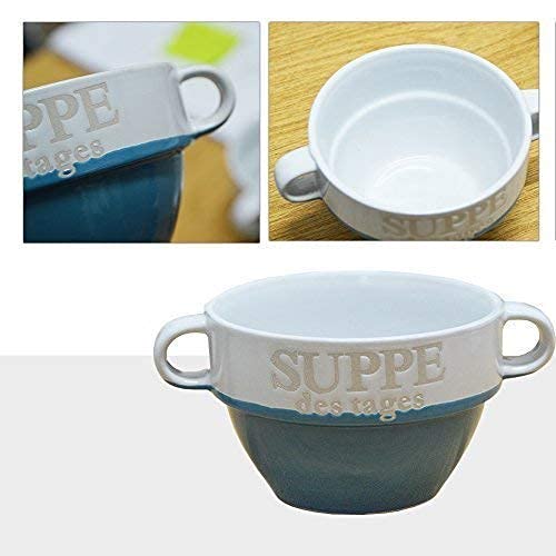 Suppentasse, 8 Stück Blau