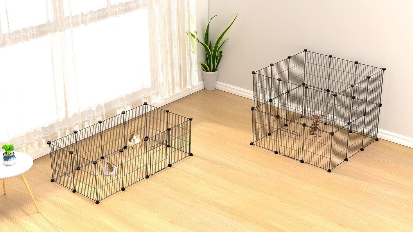 12-teiliges Kaninchengehege Kit mit Tür, 30x38 12pcs