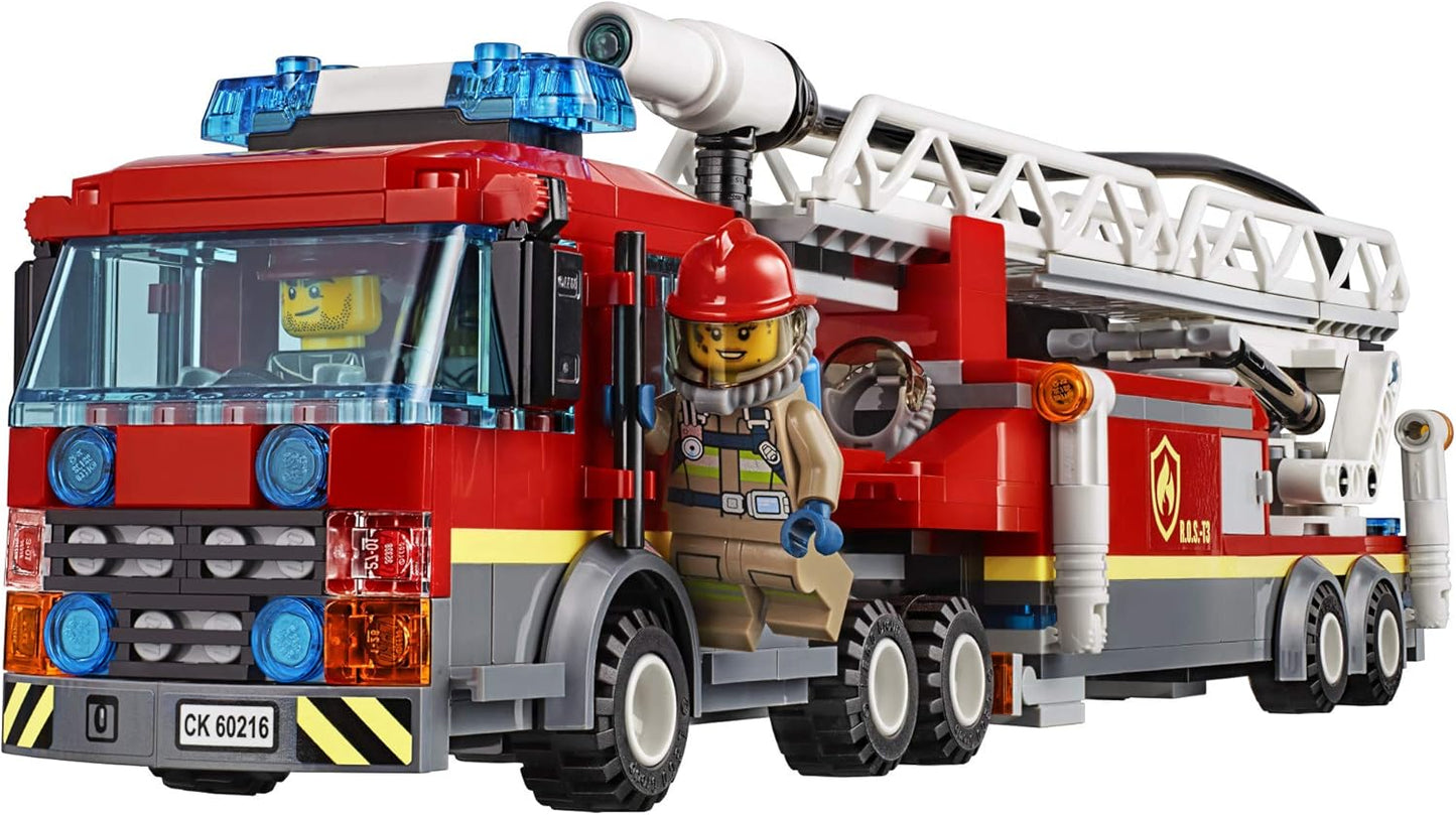 City Feuerwehr-Stadtset mit Licht & Sound