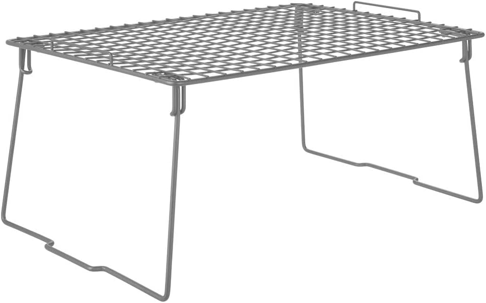 Stapelbarer Regaleinsatz für Schrankorganisation, 1 Graphitgrau