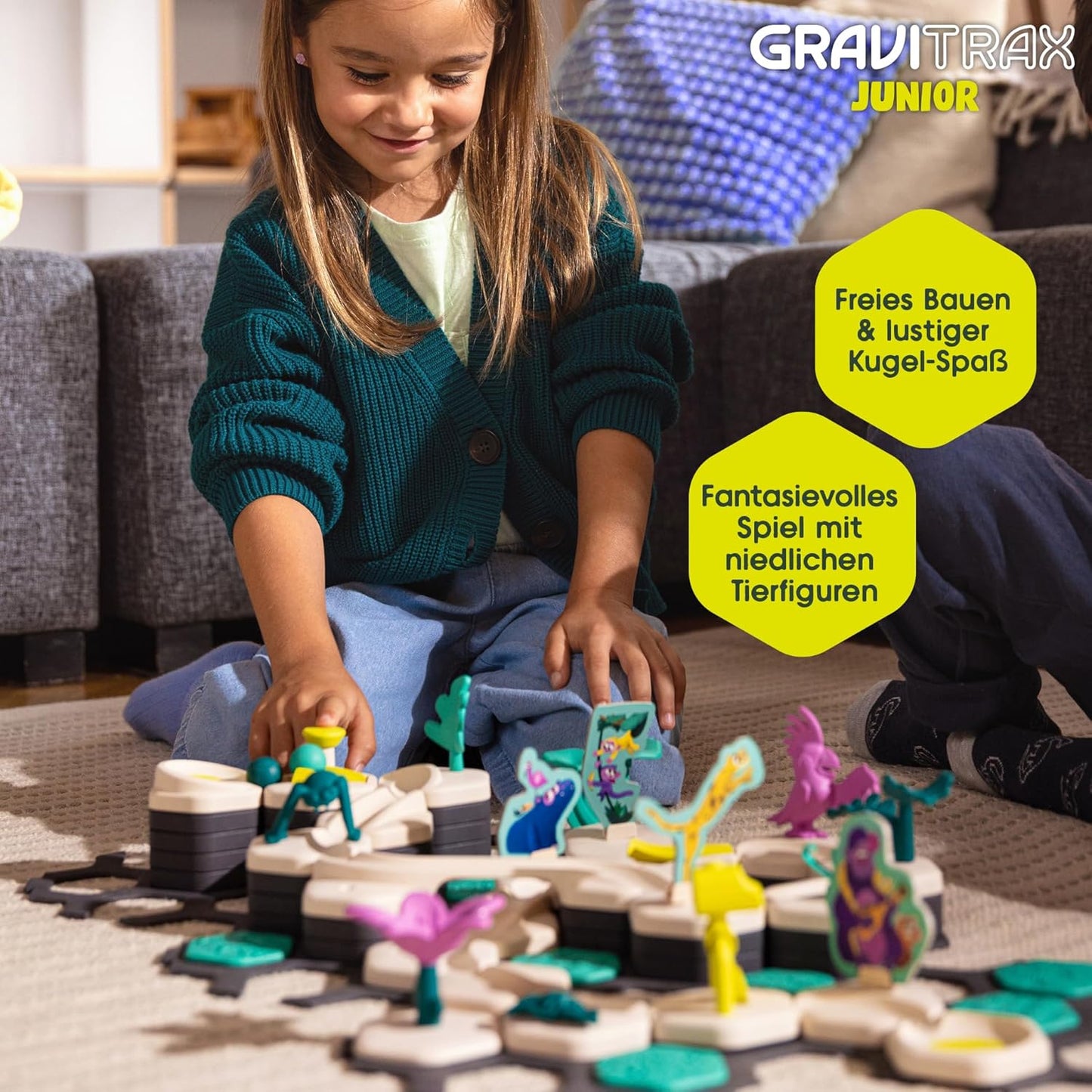 GraviTrax Junior Murmelbahn Starter-Set Jungle, Single