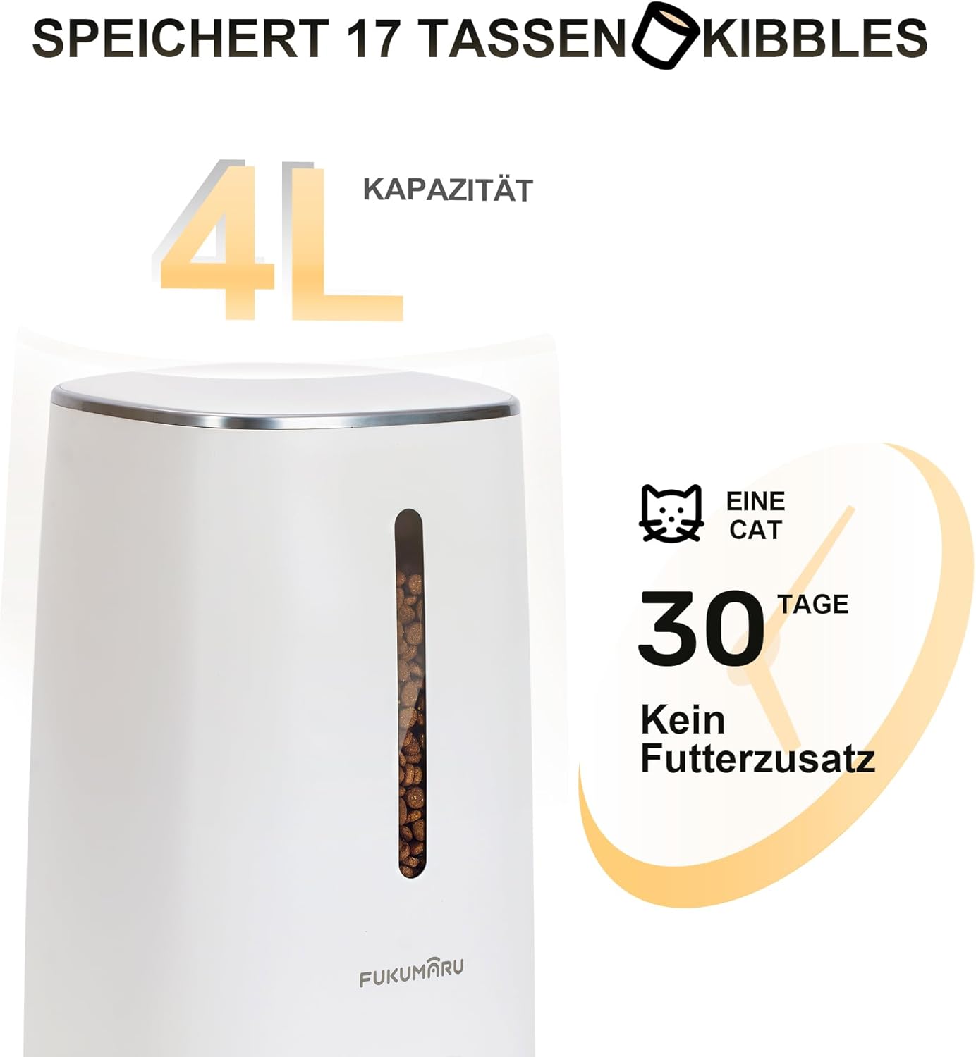 Futterautomat, Weiss - WIFI