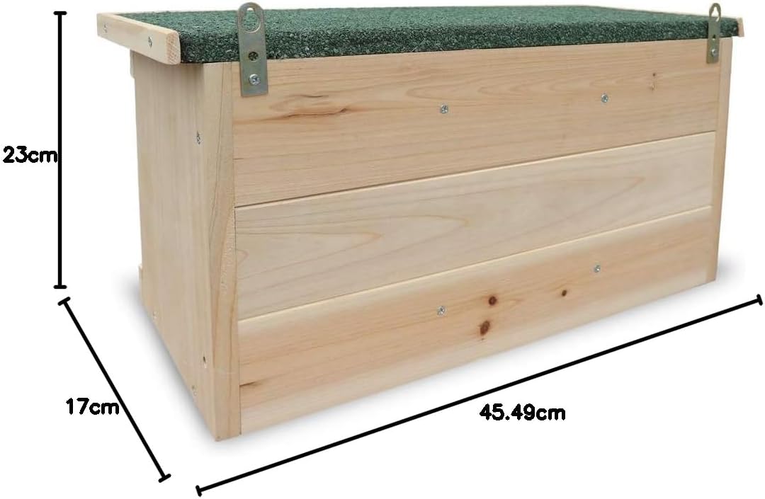 Nistkasten und Spatzenhaus mit 3 Brutkammern