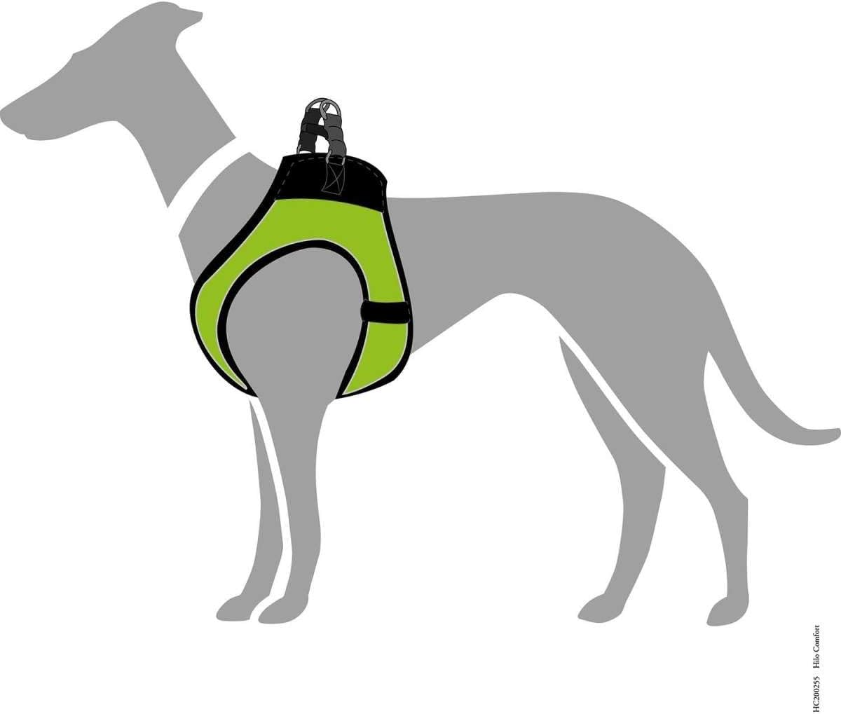 66623 Hilo Comfort Hundegeschirr, Limette XS