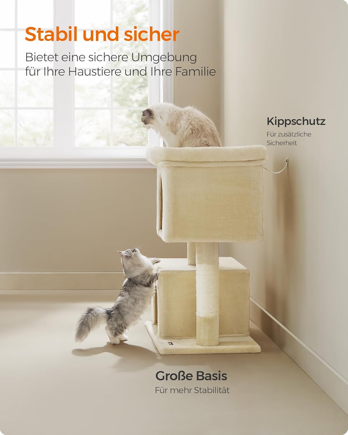 Kratzbaum PCT614M01, Beige XL (68 x 48 x 101 cm)