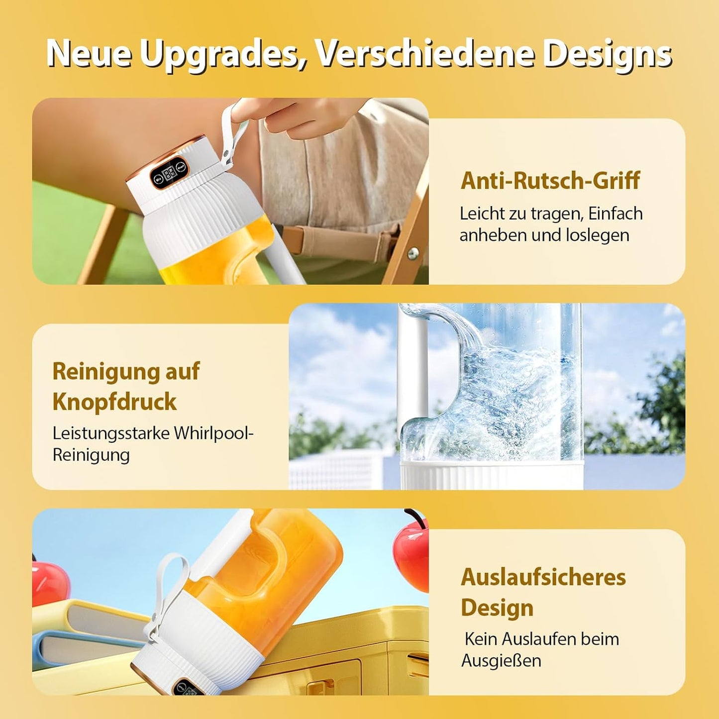 Fruchtsaftmaschine, Beige
