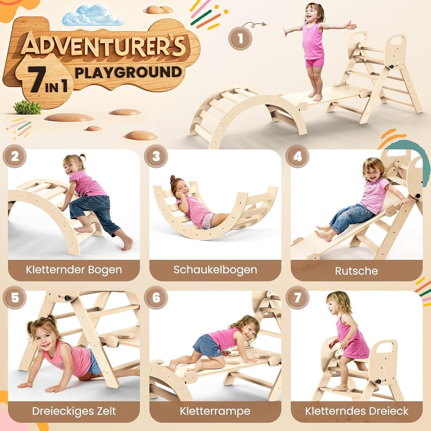 7-in-1 Klettergerüst