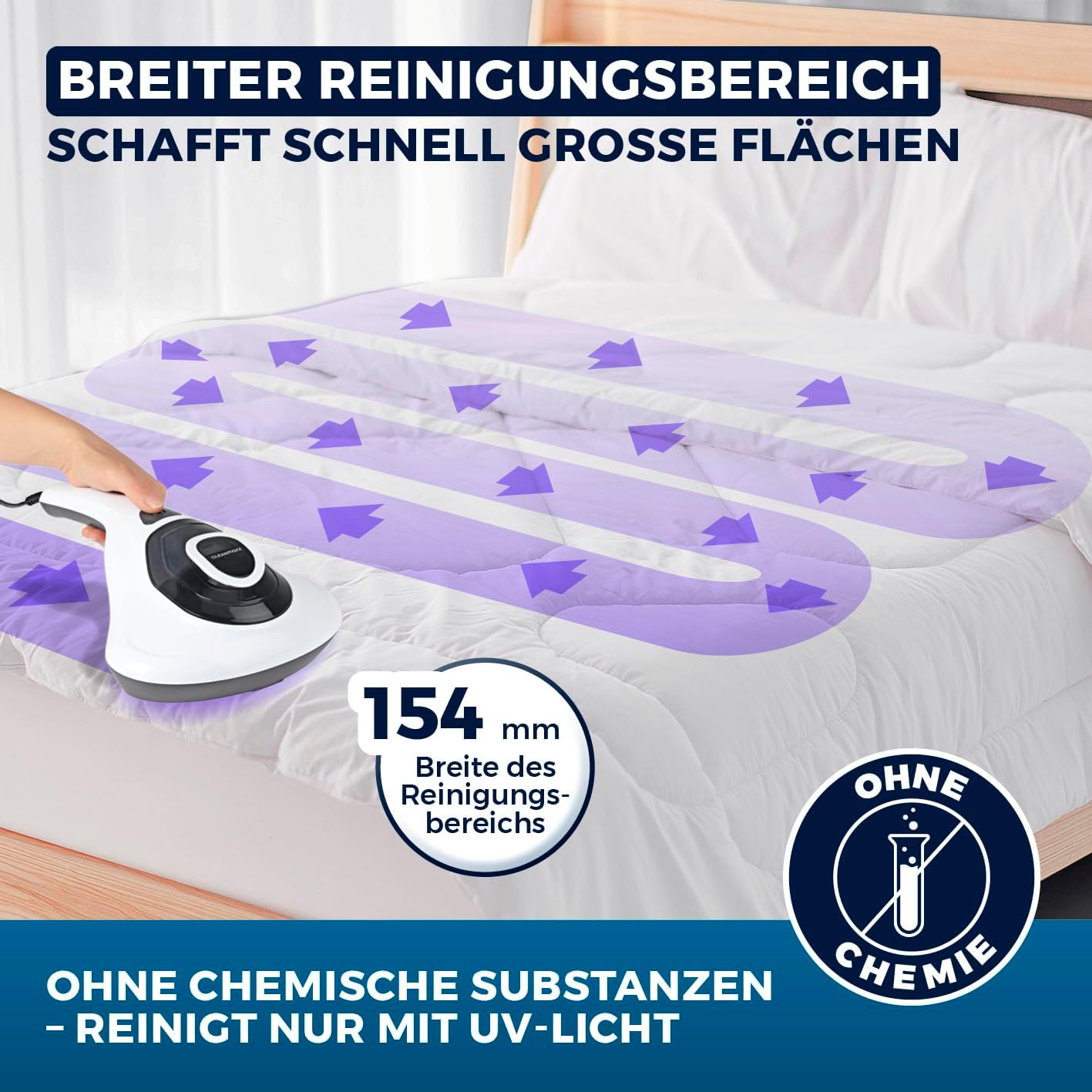 Matratzenreiniger, Schwarz