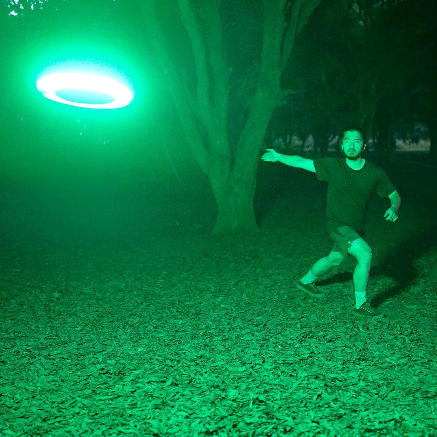 Flying Disc mit LED-Beleuchtung, Red Disc (36 Leds)