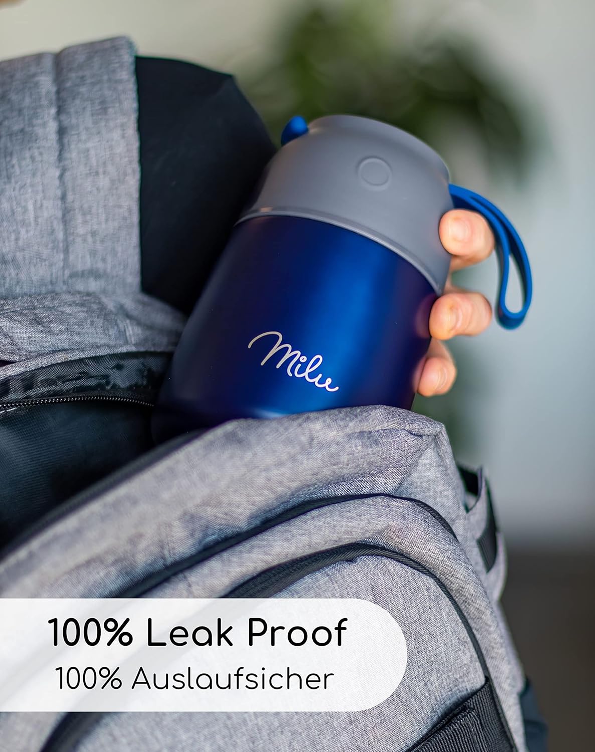 Thermobehälter, Navyblau, 650ml