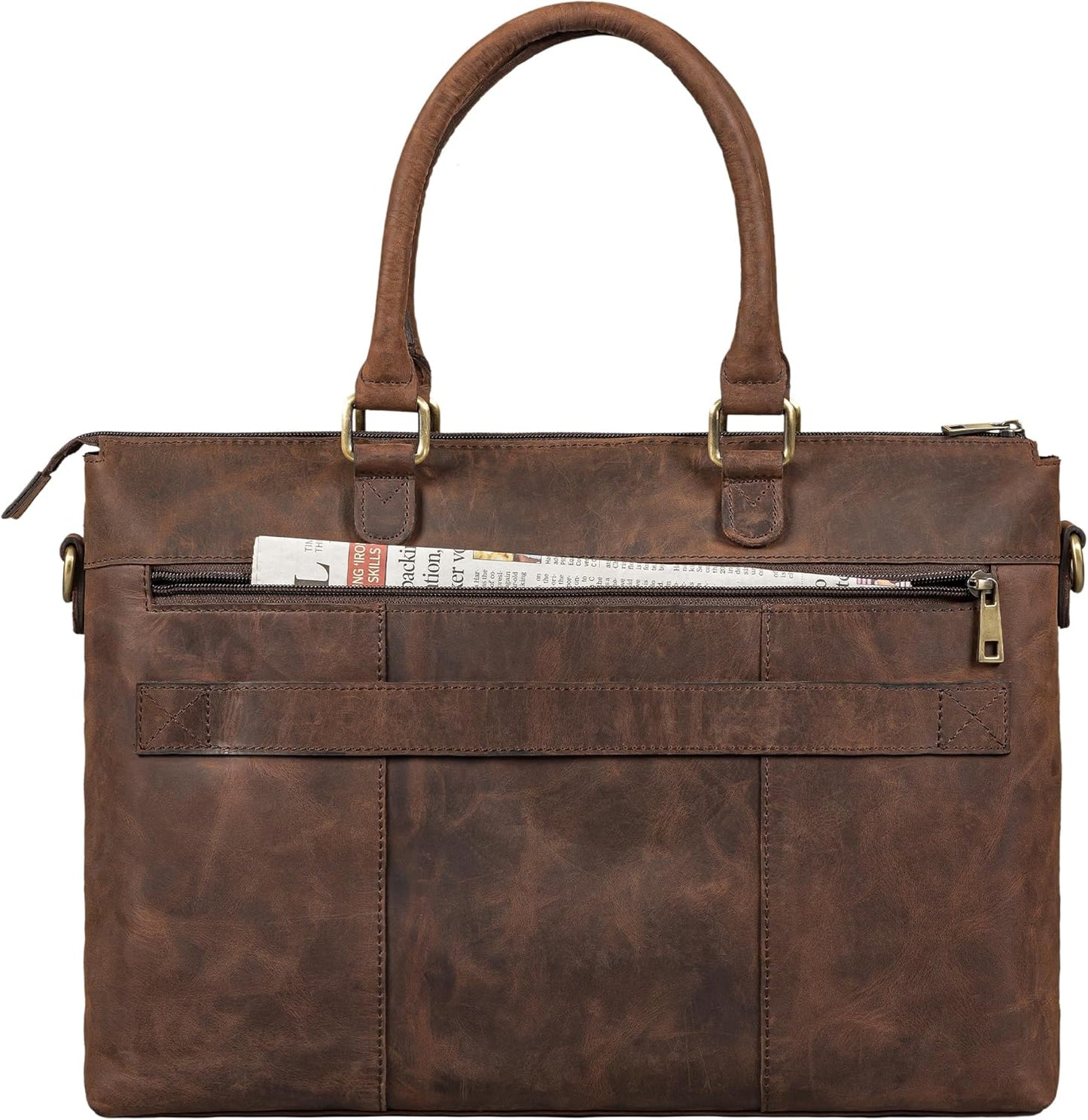 Bailey Laptoptasche mit Trolley-Aufsteckfunktion, Zamora - Braun