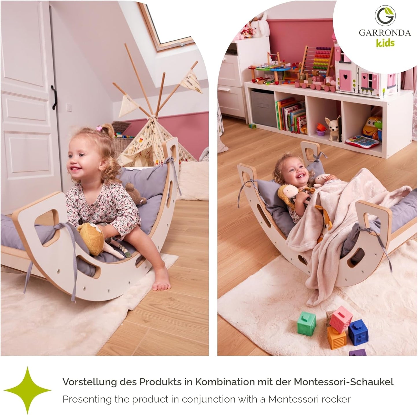 Kissen für Kletterbogen, Dunkelgrau Kissen für Kletterbogen