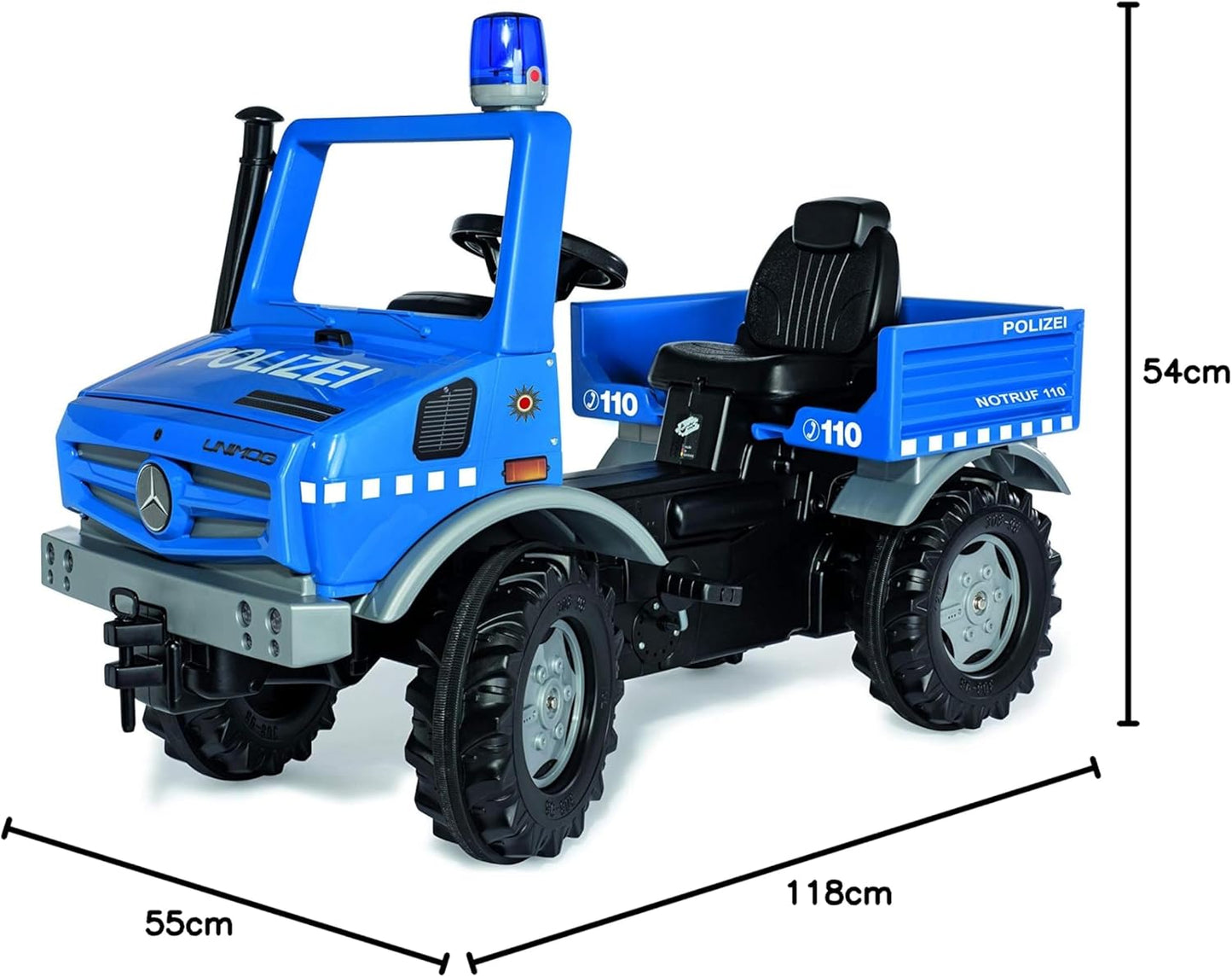 Unimog Polizei-Tretauto, Polizei