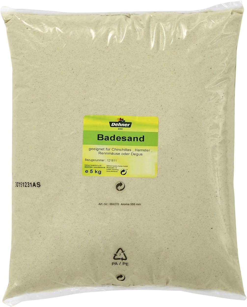Badesand für Nager