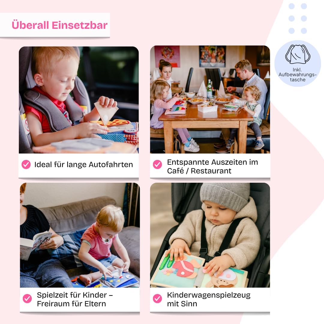 Motorikbuch "Magischer Vogel" Montessori