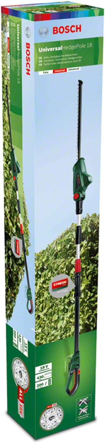 Akku Teleskop-Heckenschere UniversalHedgePole 18, Teleskop Heckenschere | 1 Akku