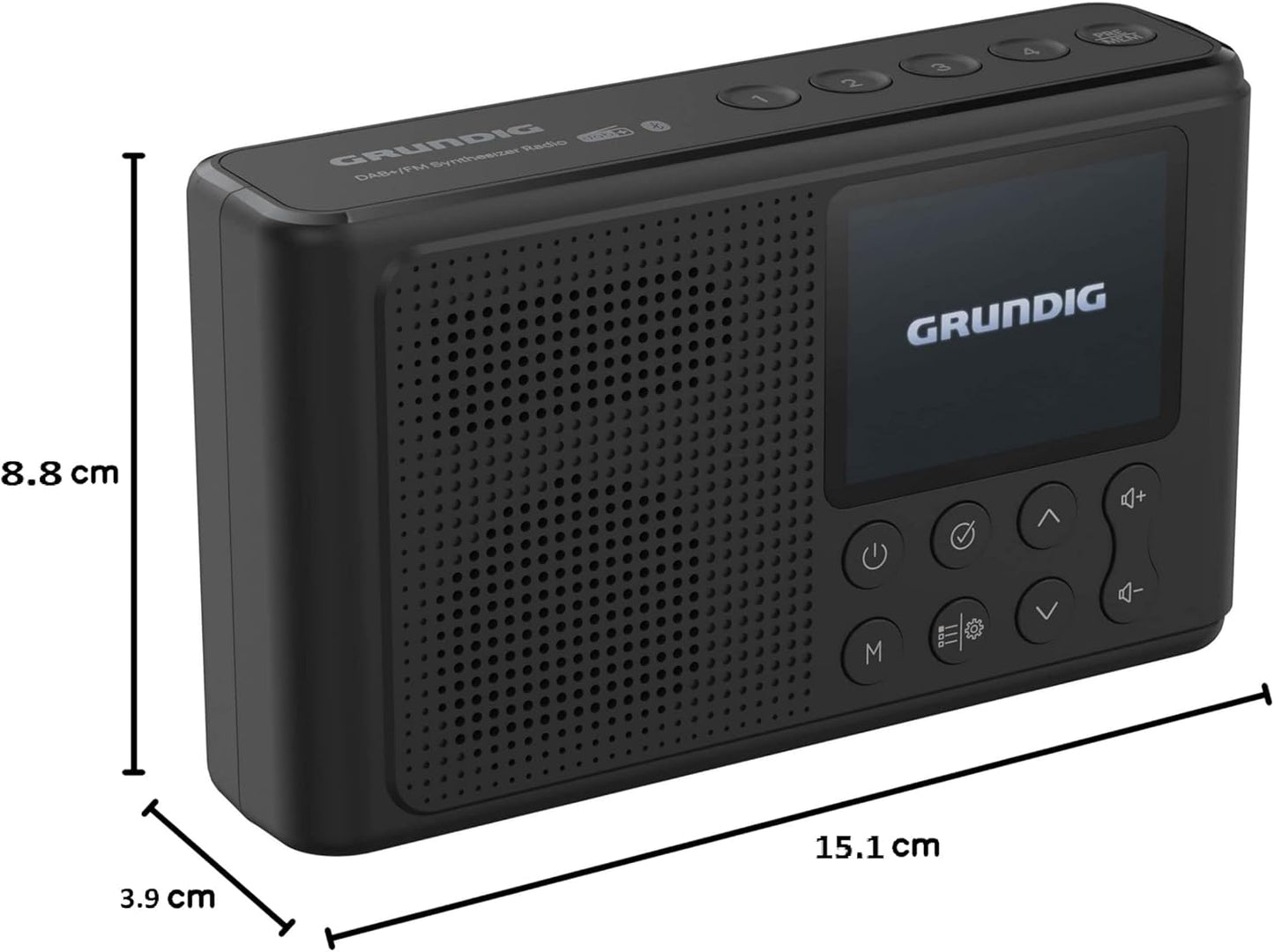 Bluetooth Radio MUSIC6500B, Music 6500 DAB+ DAB+ / Bluetooth Schwarz