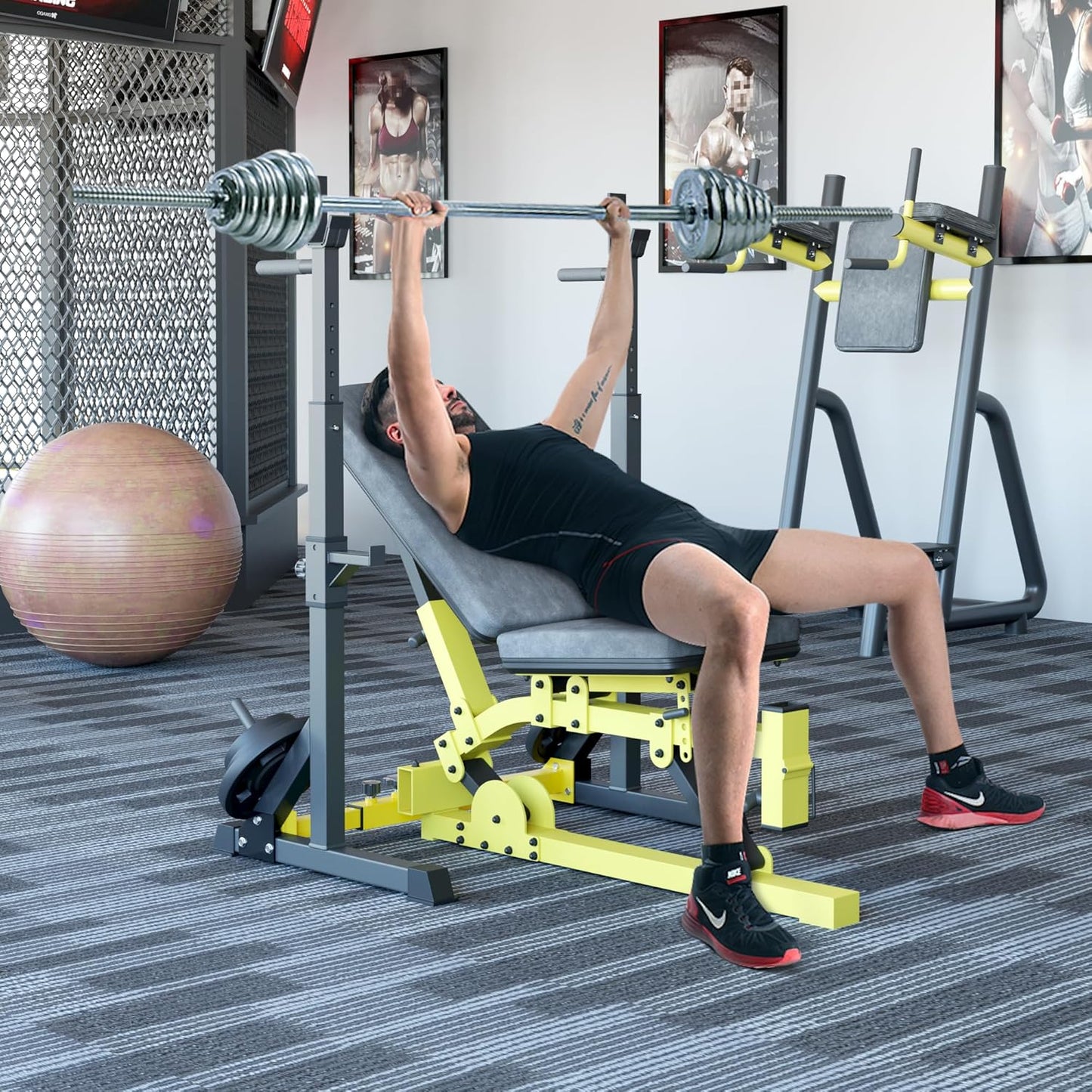 Höhenverstellbares Squat Rack für Zuhause (bis 250 kg)