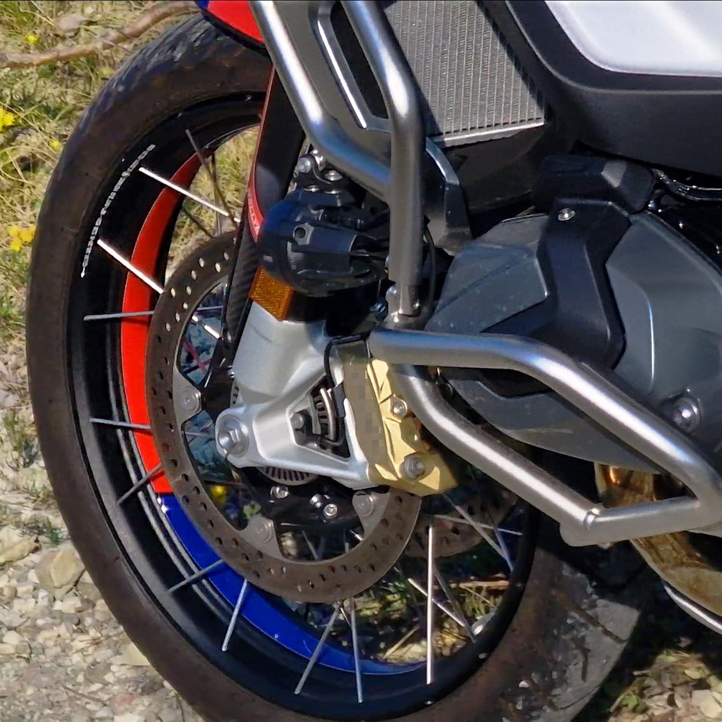 Motorrad-Aufkleber R 1250 GS Adventure Rallye 2022, Protezione cerchi 19' 17'