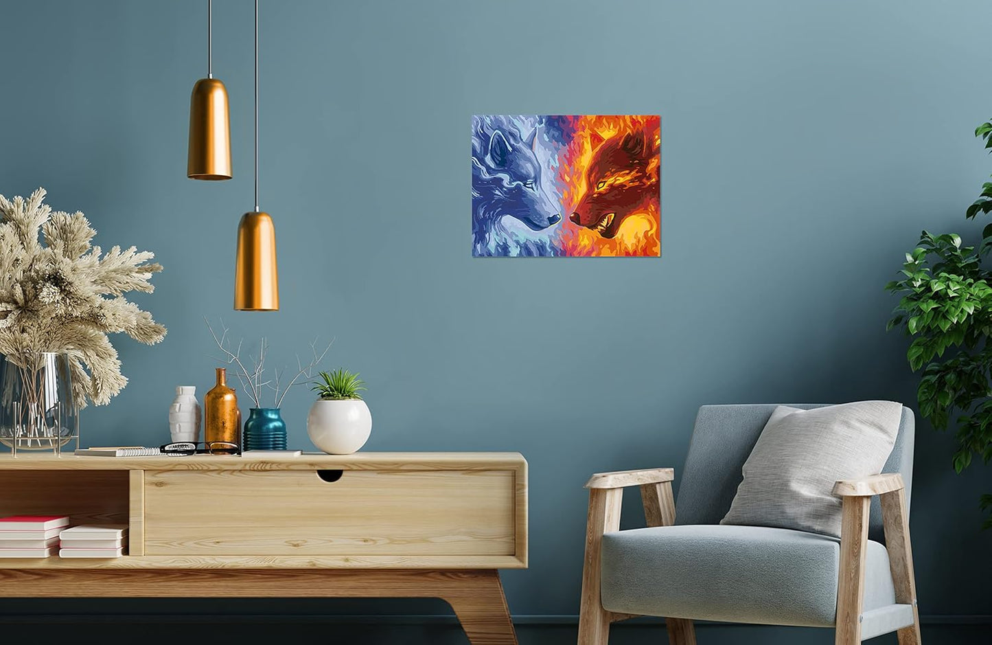 CreArt Fire & Ice Malen nach Zahlen, Neue Version