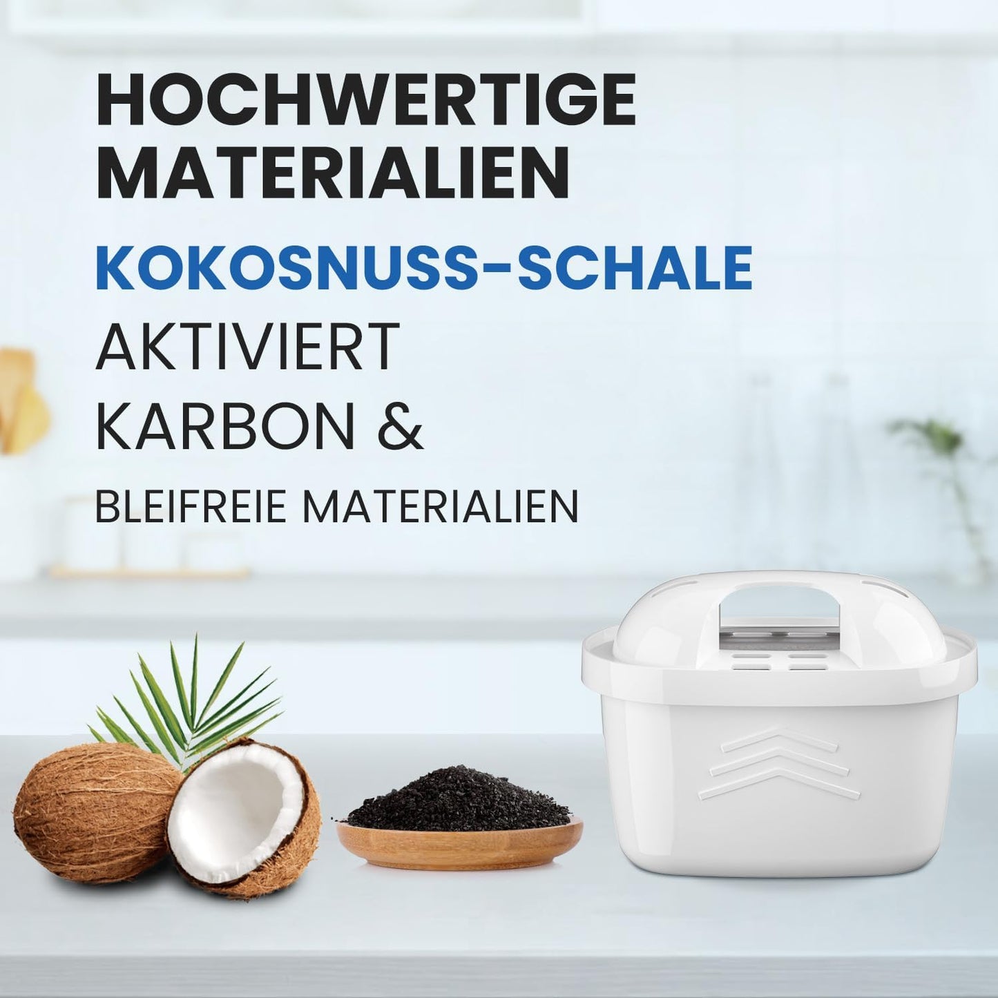 6er-Set Wasserfilter für Brita Maxtra+, 6 Stück Wasserfilter