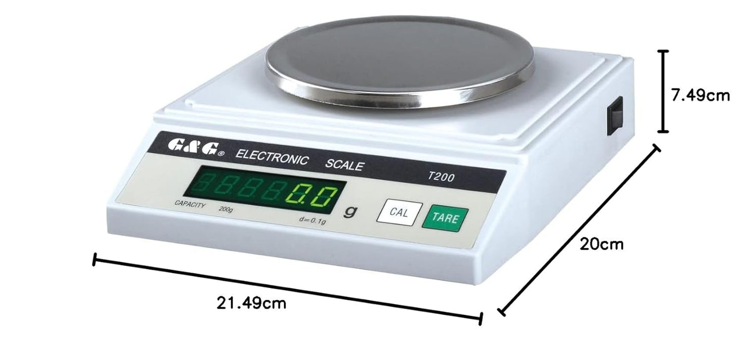 Präzisionswaage T-Serie (1000g/0,1g), T1000: 1kg / 0,1g