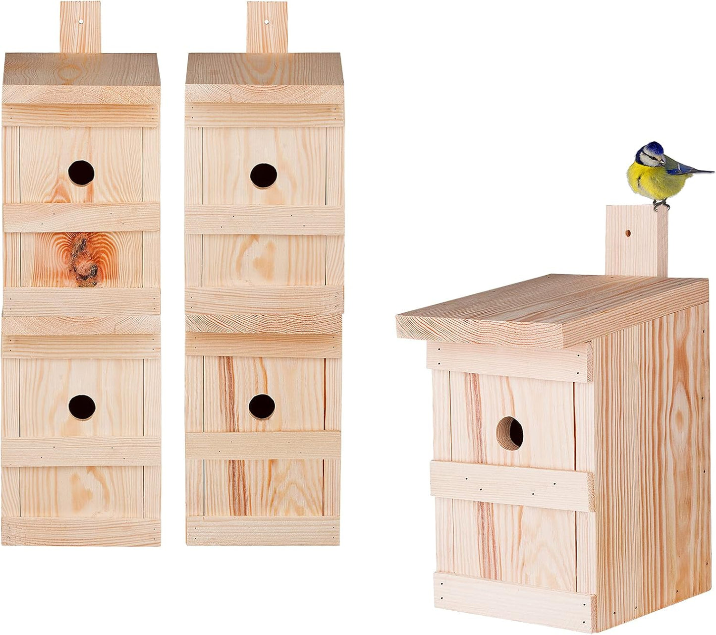 Nistkasten 5er-Set für Meisen & Kleinvögel, 5 Stück