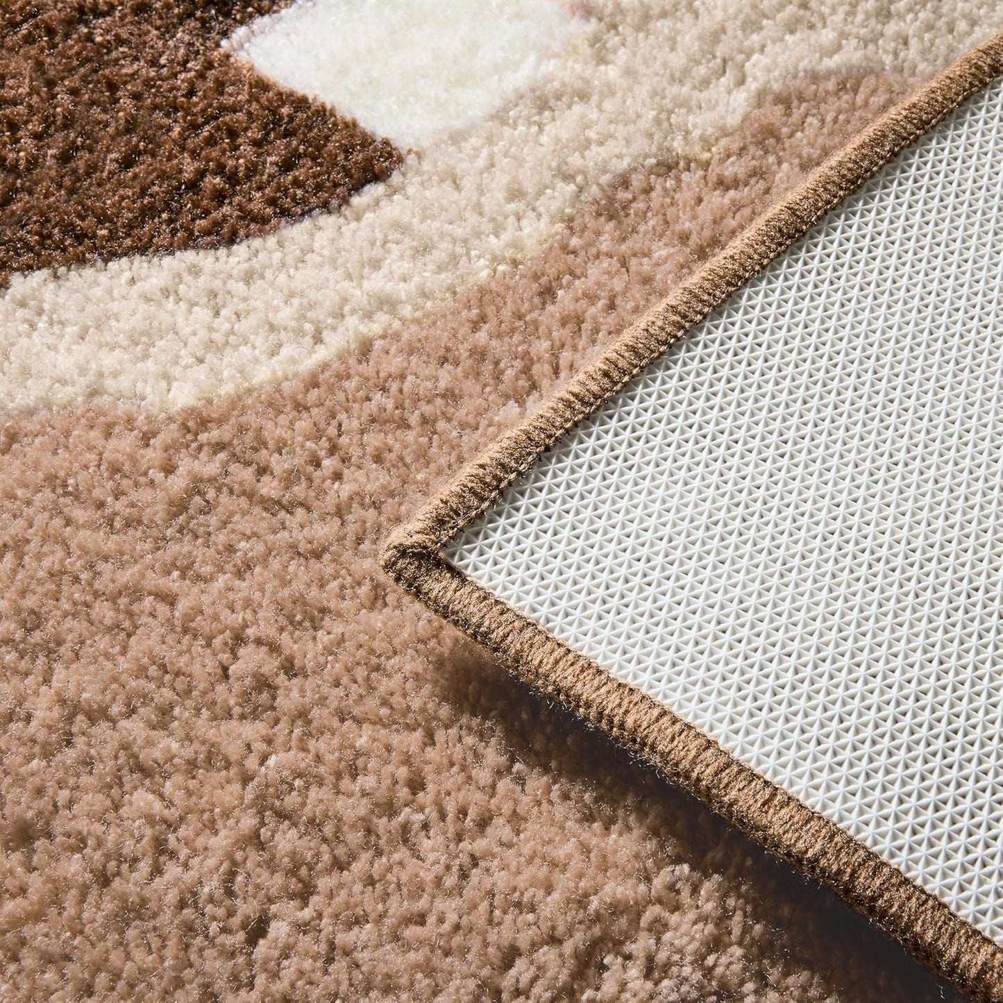 Runde Badematte Athen, rutschhemmend, Braun Badematte - rund: 90 cm Ø