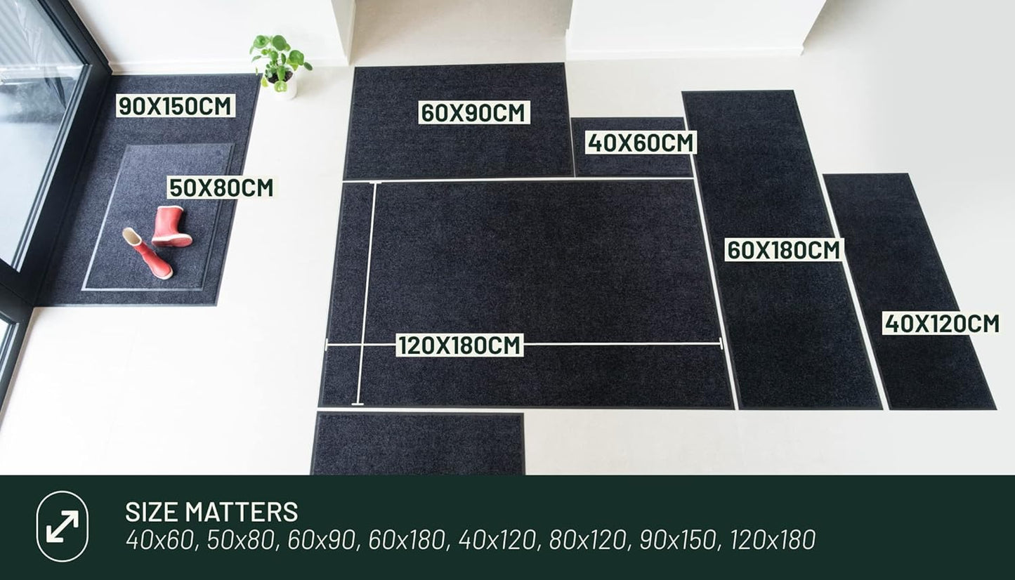 Rutschfester Küchenläufer (60x180 cm), Classic Anthrazit