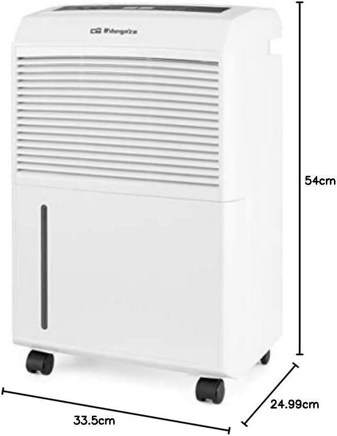 DH 3000 Luftentfeuchter für Räume bis 120 m², Deshumidificador: Pantalla Digital. Temporizador de encendido y apagado hasta 24 horas. DH 3000
