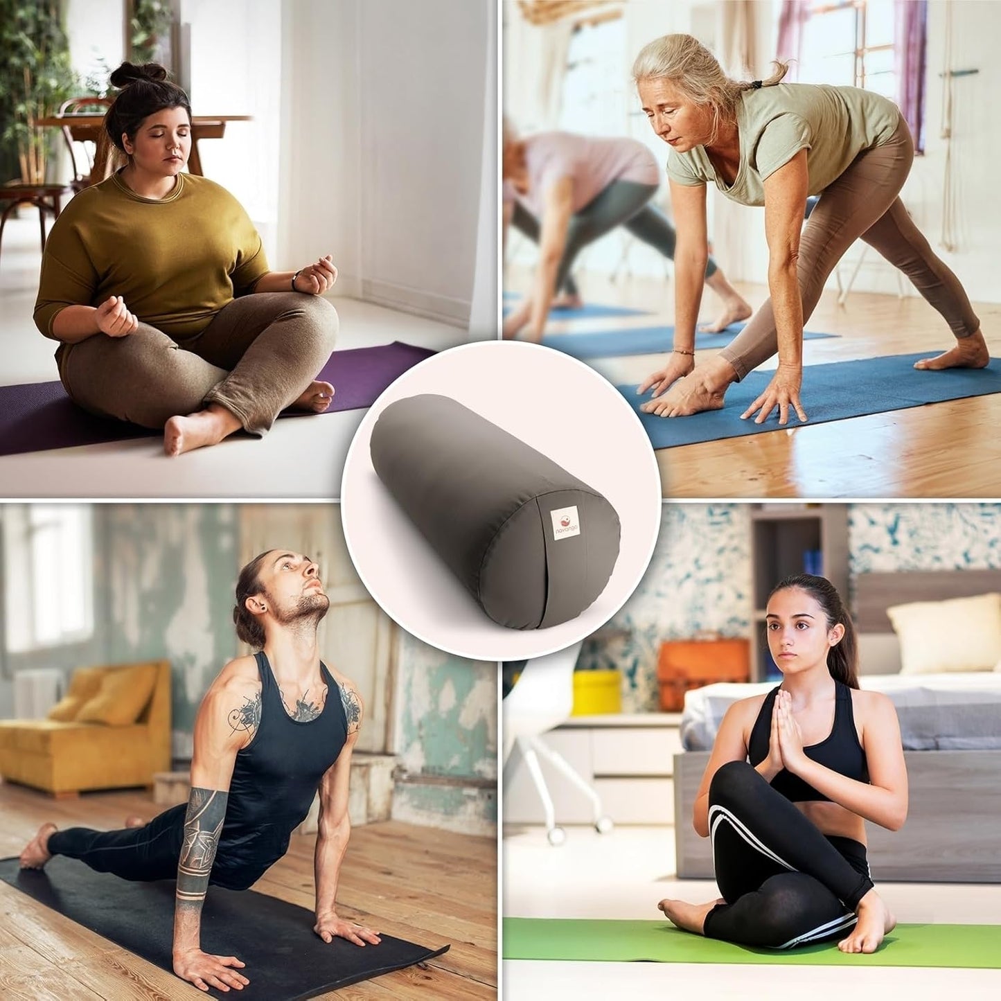 Yoga Bolster, Anthrazit
