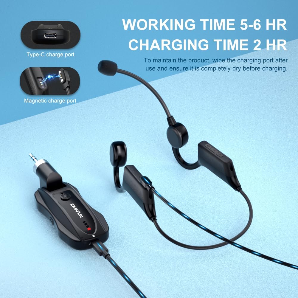 Drahtloses Fitness Headset, GWP91(1TX+1RX)