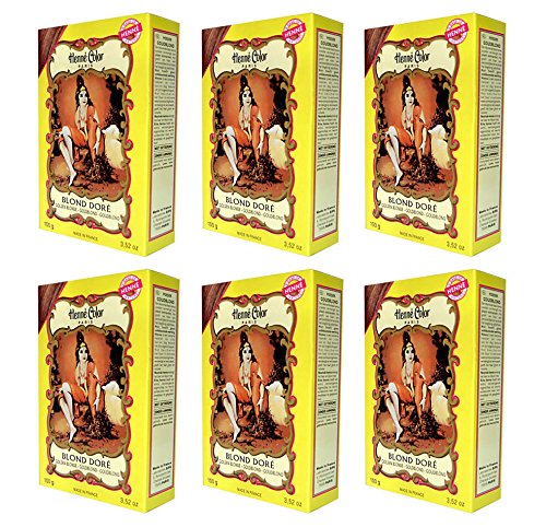 6 X 100g Henna Color Naturhaarfärbemittel