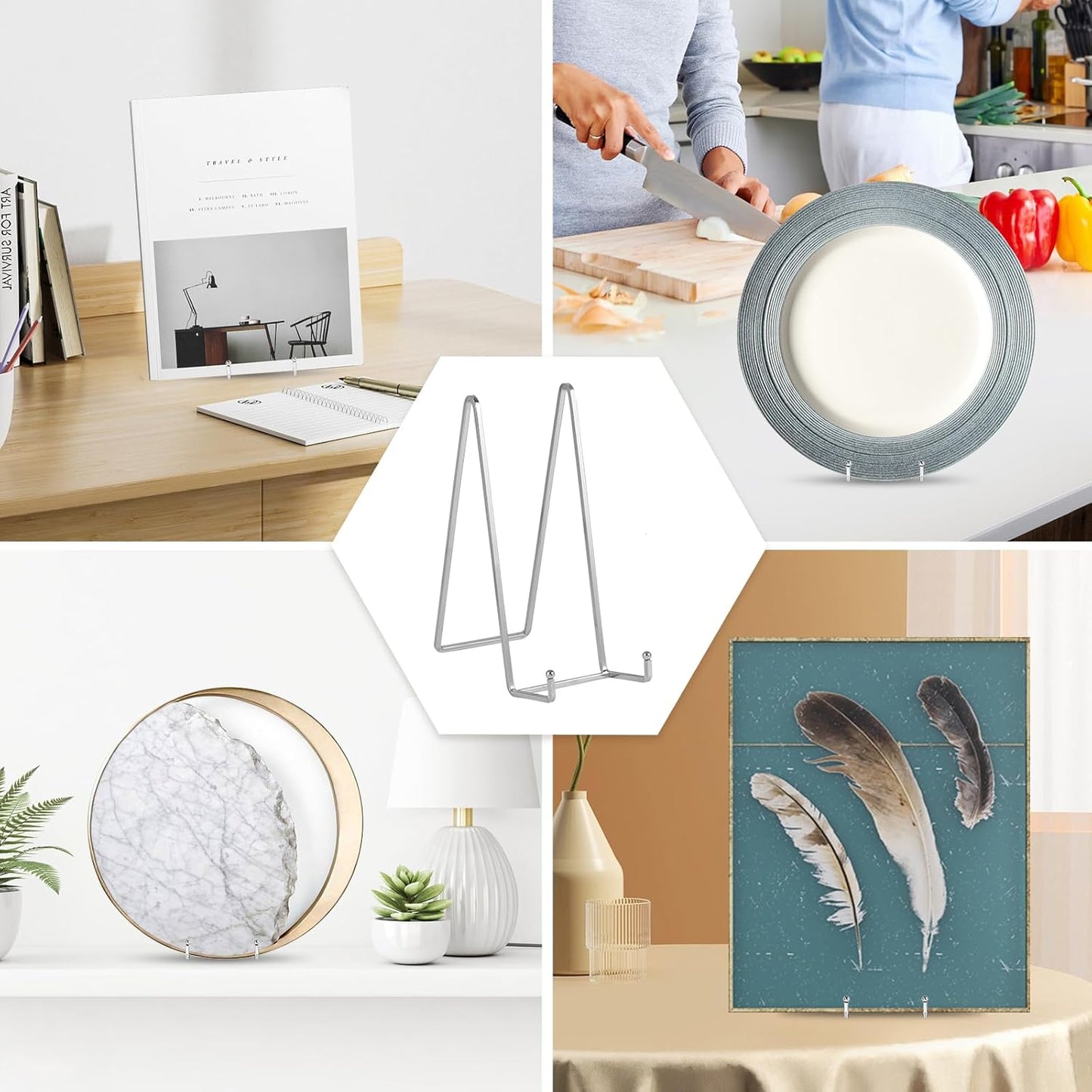 2-teiliges Tellerständer-Set