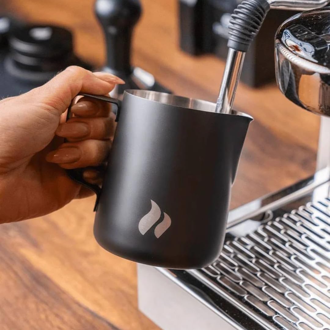 Milchkännchen für Latte Art, 350ml Schwarz