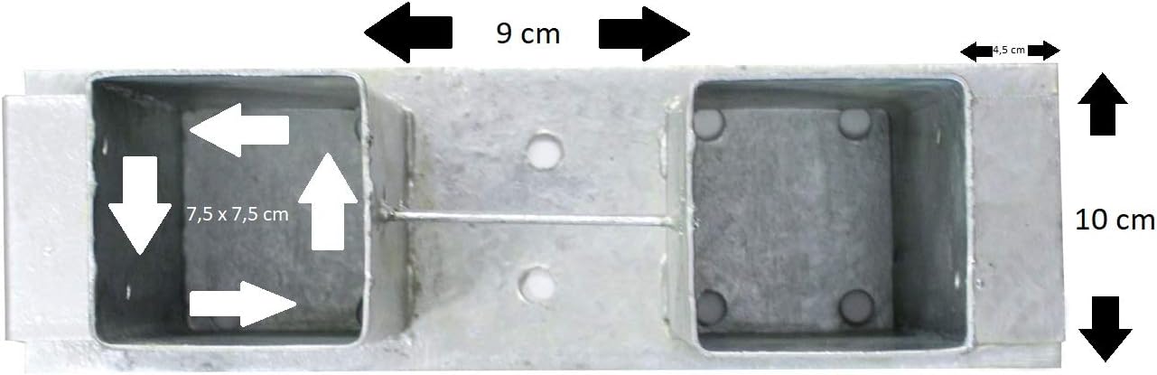 Holzstapelhilfe Set, 8 Stück