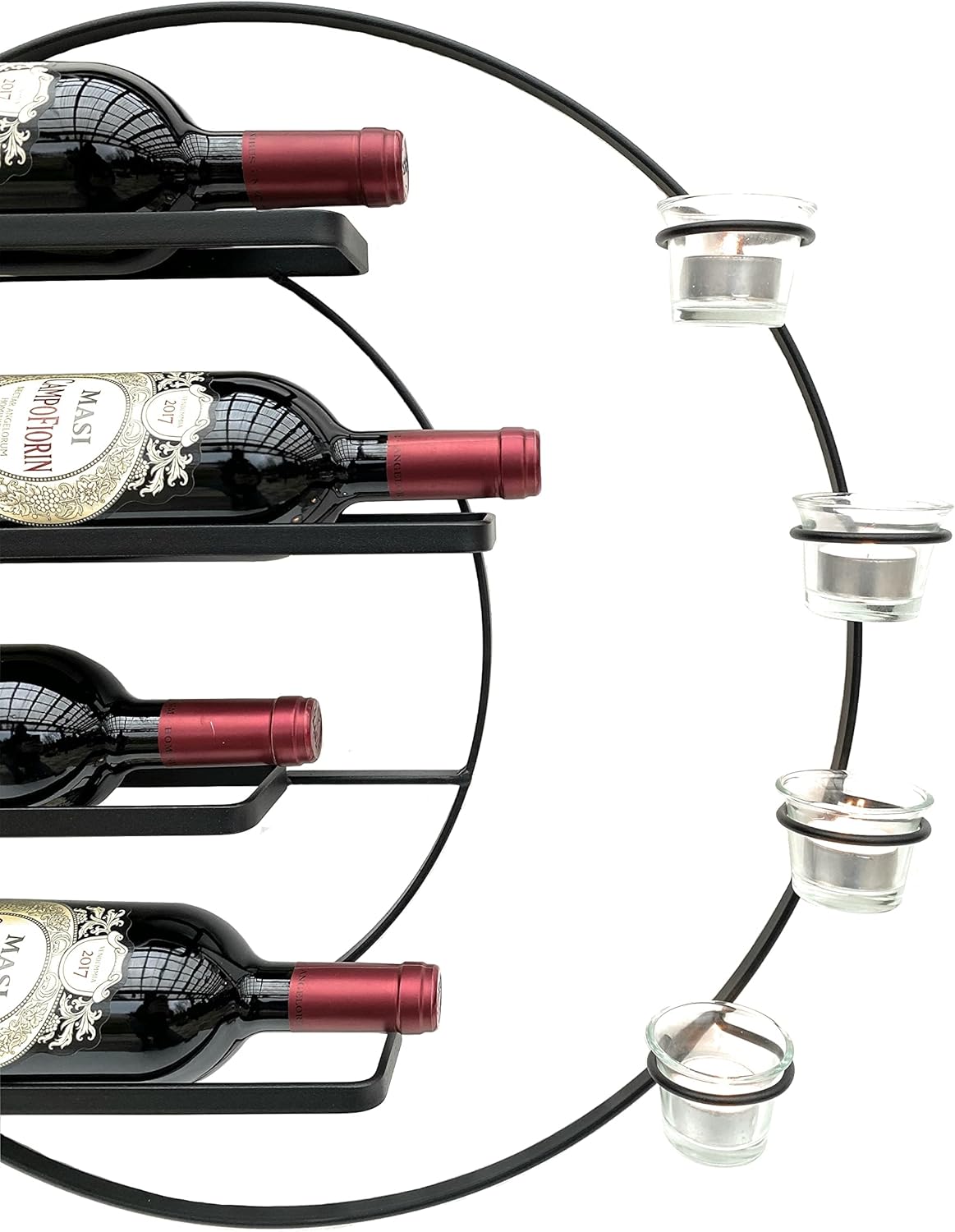 Weinregal für die Wandmontage