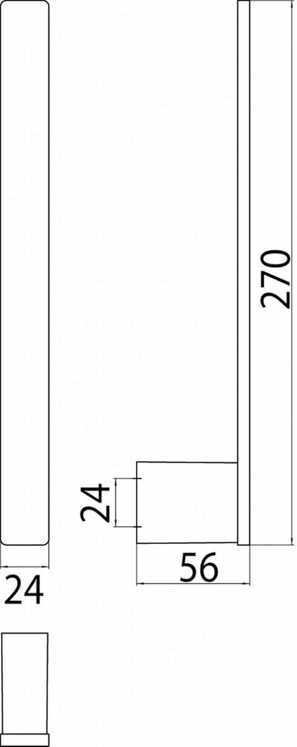 Loft Reserverollenhalter, Reservepapierhalter Chrome