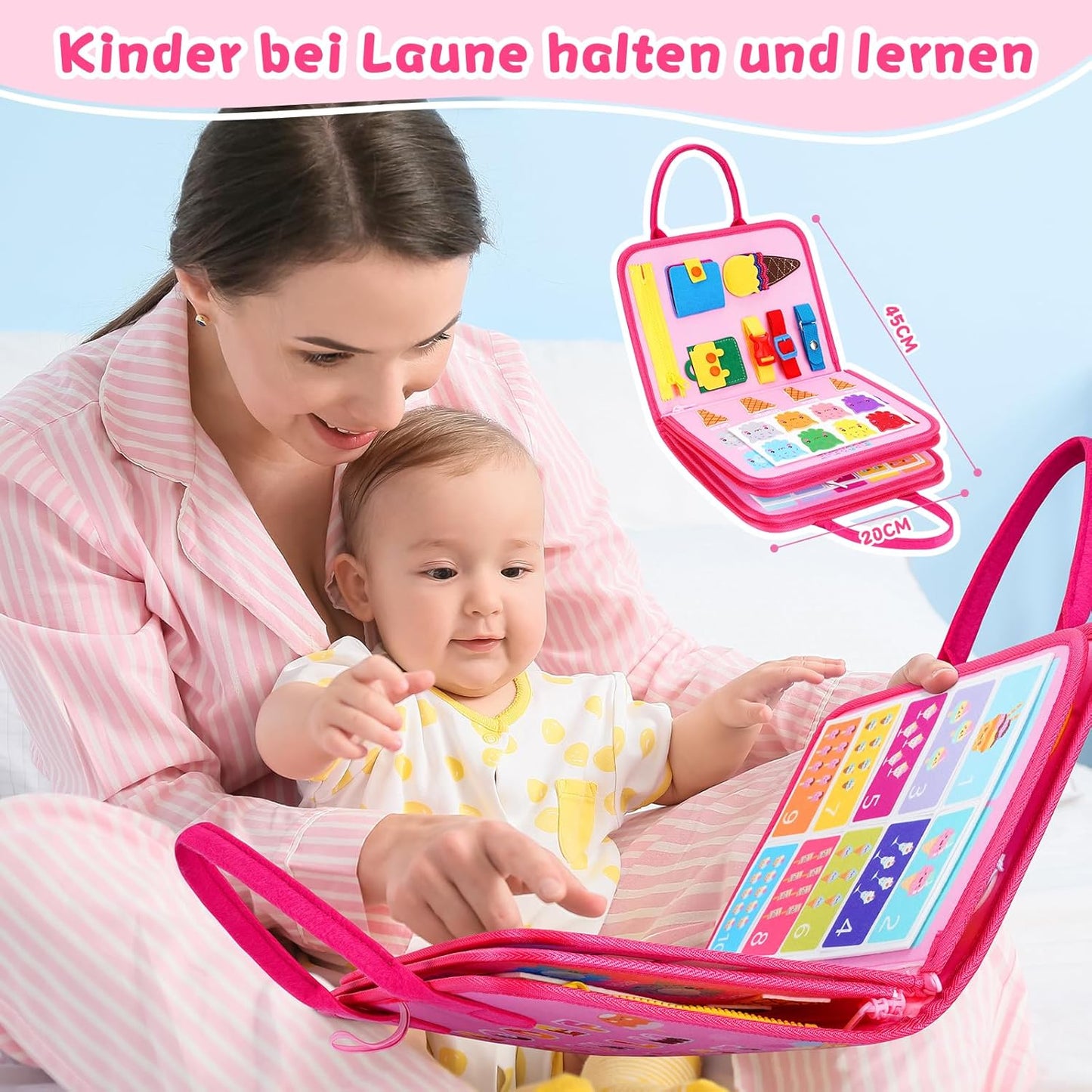 Busy Board für Kleinkinder, Eiscreme