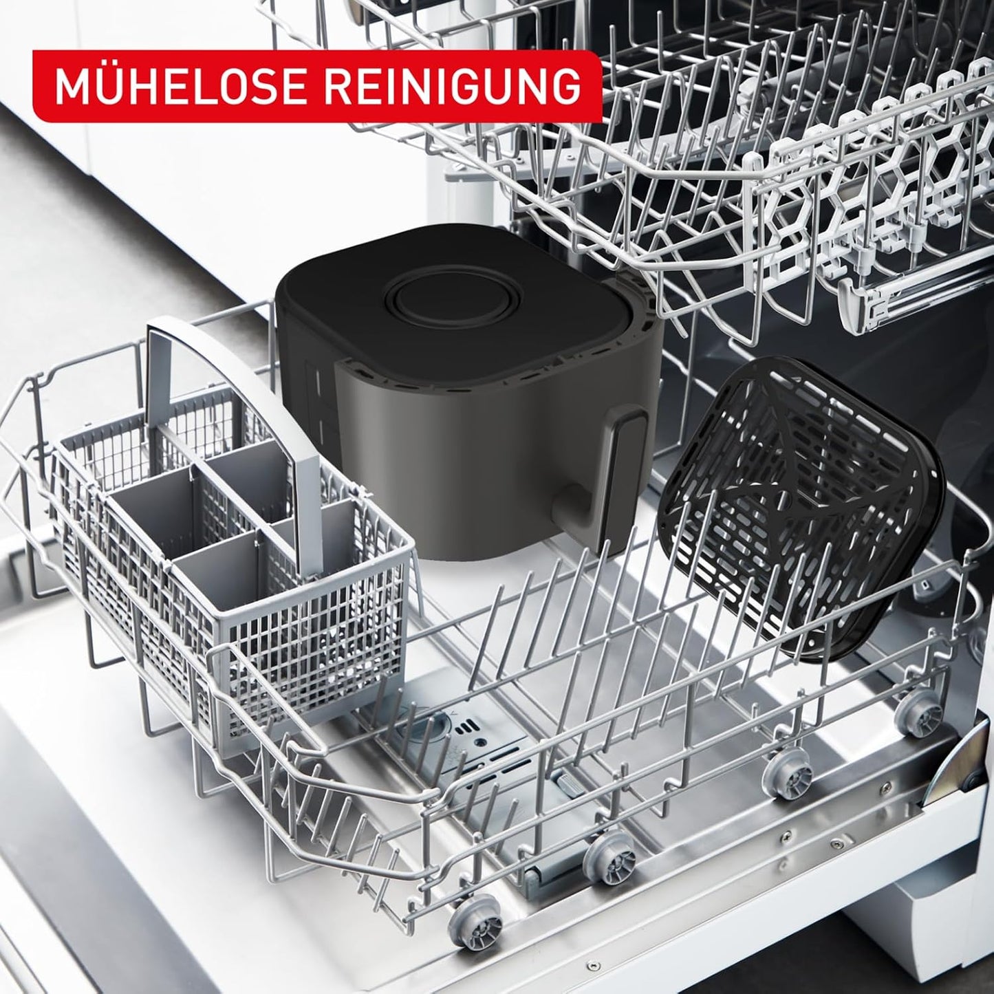 Easy Fry Infrared Heissluftfritteuse EY832HE0, Infrared Dunkelgrau - 7 L