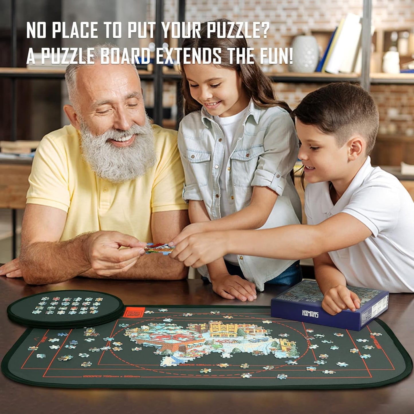 Faltbares Puzzlebrett