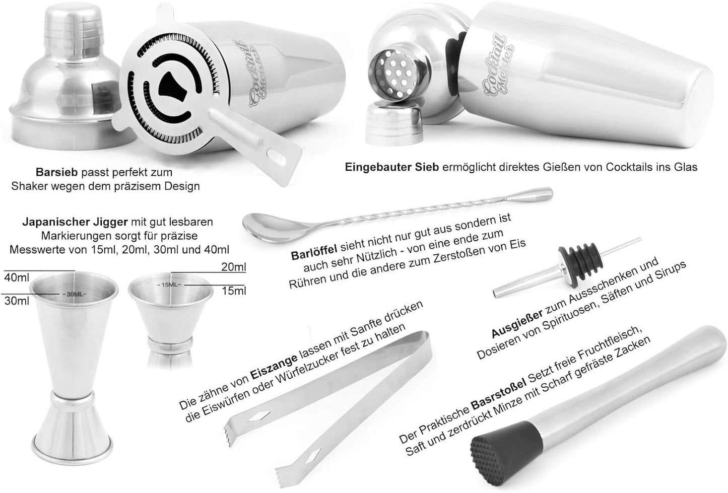Cocktail Shaker Set