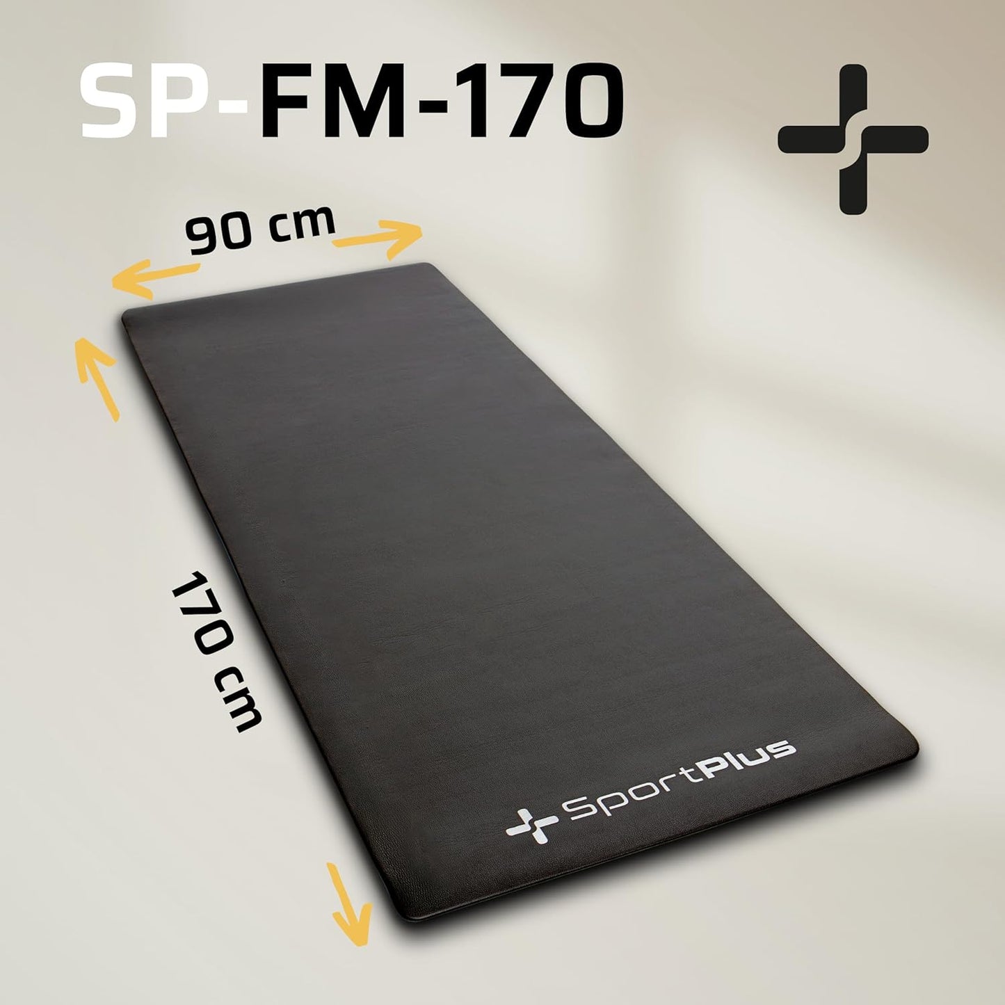 Bodenschutzmatte für Fitnessgeräte (170x90cm), Bodenschutzmatte, ca. 170x90cm (LxB)