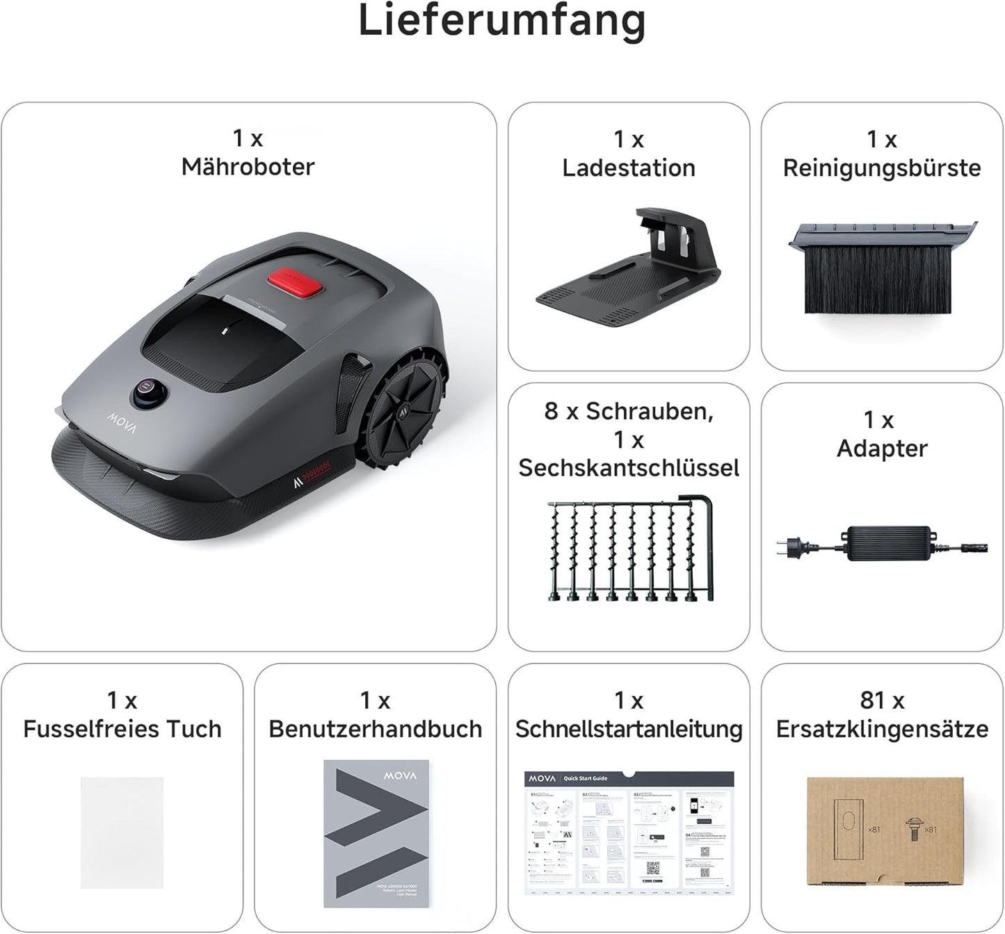 Mähroboter Mova 600 Kit, Mova 600 KIT